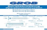 Wartungs- und Bedienungsanleitung Elektrozylinder de/en