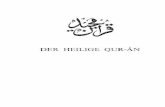 Koran - Der Heilige Qur-An - Arabisch und Deutsch