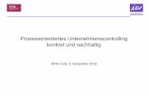 BPM Club Köln, 03.11.16: Frank Ahlrichs über Prozessorientiertes Unternehmenscontrolling