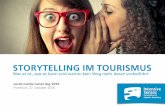 Storytelling im Tourismus - Vortrag auf dem social media travel day 2016