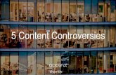 Webinar-Präsentation: "5 Content Controversies"