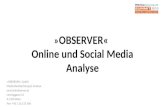 summit 15 – Observer, Online und Social Media Analyse – Florian Laszlo