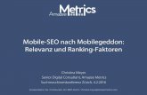 Mobile-SEO nach Mobilegeddon: Relevanz und Ranking-Faktoren