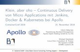Klein, aber oho - Continuous Delivery von Micro Applications mit Jenkins, Docker & Kubernetes bei Apollo