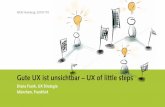UX of little steps – wud hh