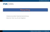 FMK2016 - Arnold Kegebein - Recycling