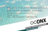 DNX Workshop ★ Tax saving corporation - Welche Steuern muß ich als Digitaler Nomade zahlen - Alexander Schinzing