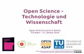 Open Science - Technologie und Wissenschaft