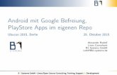Android mit Google Befreiung, PlayStore Apps im eigenen Repo