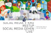 Social media + kmu meetup social media gehen â€œliveâ€‌