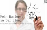 151121 die Initiale | Cloud-Lösungen als Hilfsmittel für Gründer und KMUs