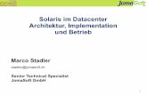Solaris im Datacenter - Architektur, Implementation und Betrieb