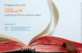 Edition Summerhill - Inspirationen für ein schöneres Leben - Verlagsvorschau 2016