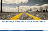 Roadmap Session – SAP Frontends (Level 2)