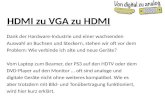 Verbindung von HDMI zu VGA