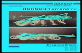 Horsch Terrano FX parts catalog