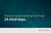 Effizientes Content-Marketing in der Praxis. 24 Tipps.