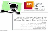 Large Scale Computing for Semantic Web Technologies