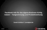 DNX Workshop â… Facebook Ads f¼r das eigene Business richtig nutzen - Fangewinnung und Produktwerbung - Daniel Sch¶berl