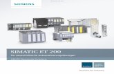 SIMATIC ET200 - Für dezentralisierte Automatisierungslösungen
