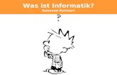 Was ist Informatik? - SwissEduc