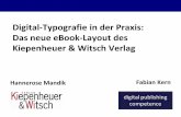 Gestaltung und Typografie fuˆr eBooks: Das neue eBook-Layout des Kiepenheuer & Witsch Verlag