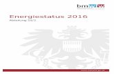 Energiestatus Österreich 2016