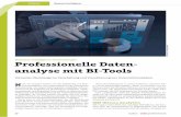 Professionelle Datenanalyse mit BI-Tools