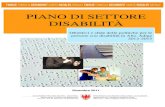 Piano di settore Disabilità Dicembre 2011