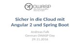 Sicher in die Cloud mit Angular 2 und Spring Boot