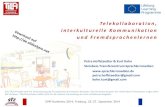 Hoffstaedter & Kohn 2014. Telekollaboration, interkulturelle Kommunikation & Fremdsprachenlernen. GMF-Bundeskongress Freiburg