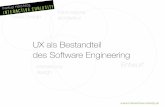 UX als Bestandteil des Software Engineering