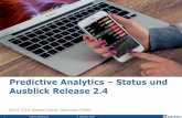 Predicitve Analytics – Status und Ausblick Release 2.4 (Level 1)