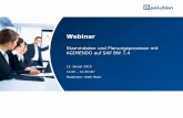 Kostenfreies Webinar: Stammdaten und Planungsprozesse mit AGIMENDO auf SAP BW 7.4