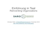 Einführung in teal - reinventing organizations