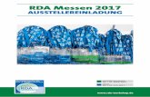 RDA Messen 2017 Ausstellereinladung