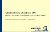 Medikations-Check up 60+ - Einfluss auf die Arzneimitteltherapiesicherheit