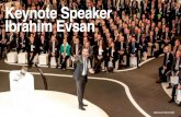 Keynote Speaker Ibrahim Evsan