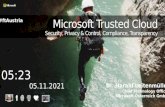 Microsoft Trusted Cloud - Harald Leitenm¼ller (Microsoft)