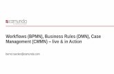 2016 Bed-con Talk Workflows (BPMN), Business Rules (DMN), Case Management (CMMN) – live & in Action