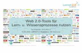 Tim Krischak: Web 2.0-Tools für Lern- und Wissensprozesse nutzen