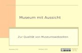 Qualität von Museumswebseiten