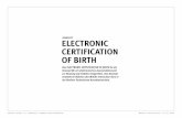 Electronic Certification of Birth