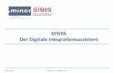 Präsentation - DINTA - der Digitale Integrationsassistent