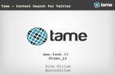 Tame - 10 Lektionen aus 2,5 Jahren Gründung - Tag der Informatik - HU Berlin