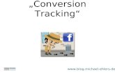 Facebook Conversion Tracking - Eine Ein- und Anleitung