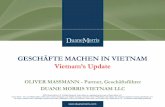 Rechtsanwalt in Vietnam Oliver Massmann GESCHAEFTE MACHEN IN VIETNAM - WAS SIE WISSEN MUESSEN: