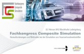 Flyer 1. Fachkongress Composite Simulation 2012