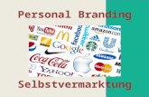 Personal Branding - Selbstvermarktung