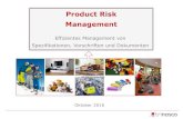 Trinasco product risk management   oktober 2016
